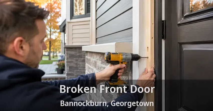 Broken Front Door Bannockburn, Georgetown - ON