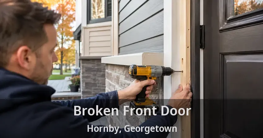 Broken Front Door Hornby, Georgetown - ON
