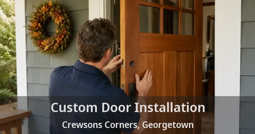 Custom Door Installation Crewsons Corners, Georgetown - ON