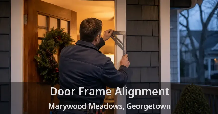 Door Frame Alignment Marywood Meadows, Georgetown - ON
