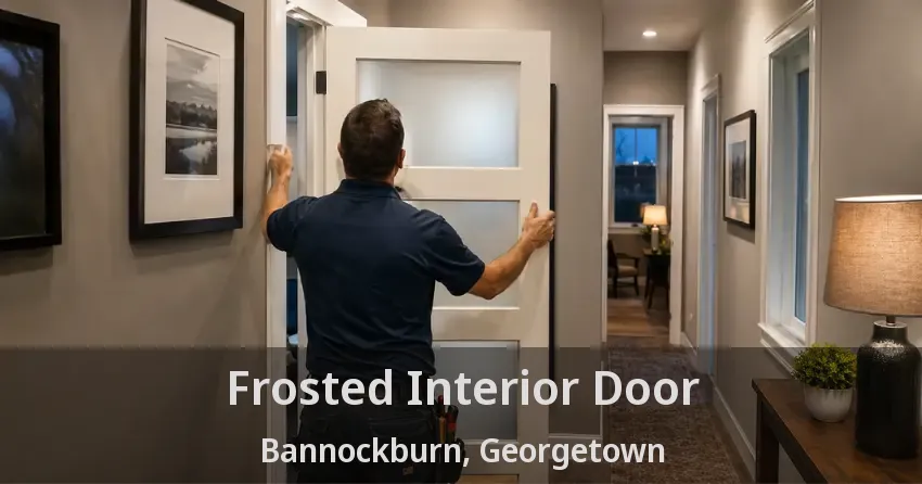 Frosted Interior Door Bannockburn, Georgetown - ON
