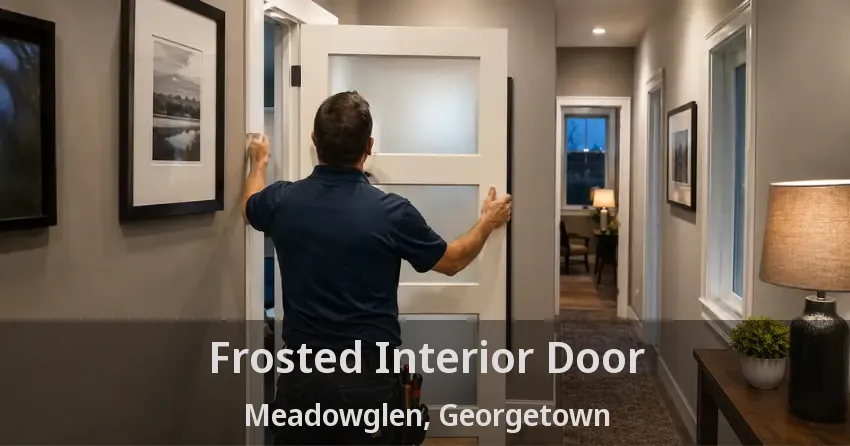 Frosted Interior Door Meadowglen, Georgetown - ON