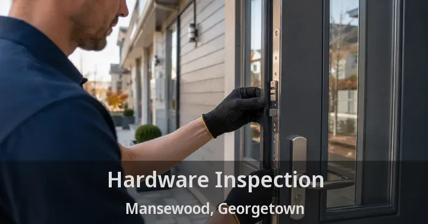 Hardware Inspection Mansewood, Georgetown - ON