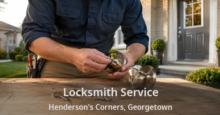 Locksmith Service Henderson's Corners, Georgetown - ON