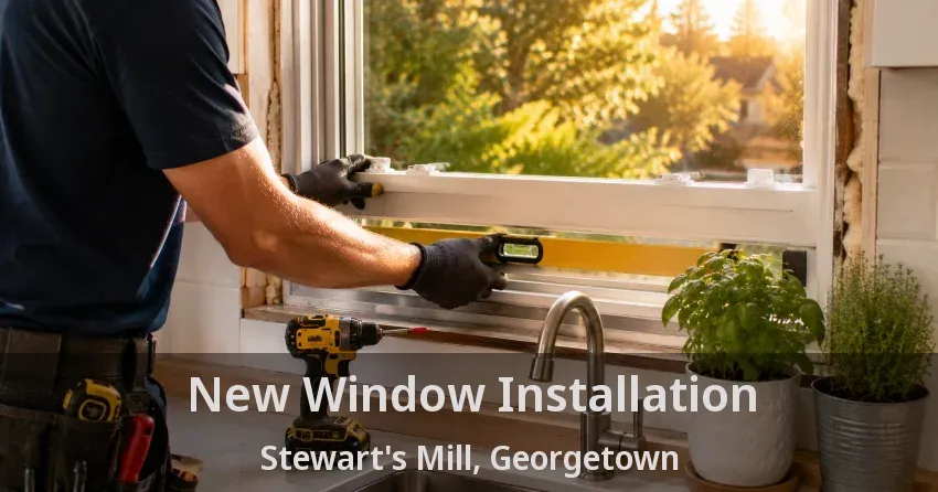 New Window Installation Stewart's Mill, Georgetown - ON