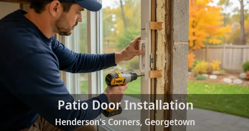 Patio Door Installation Henderson's Corners, Georgetown - ON
