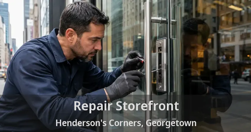 Repair Storefront Henderson's Corners, Georgetown - ON