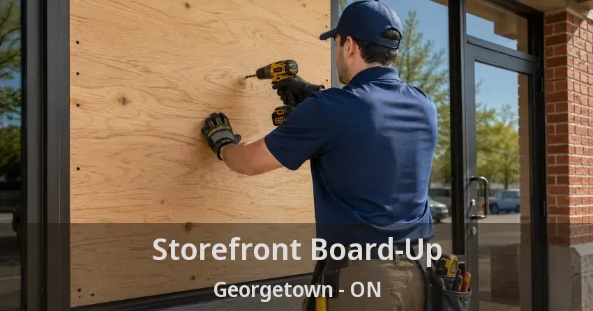 Storefront Board-Up Georgetown - ON