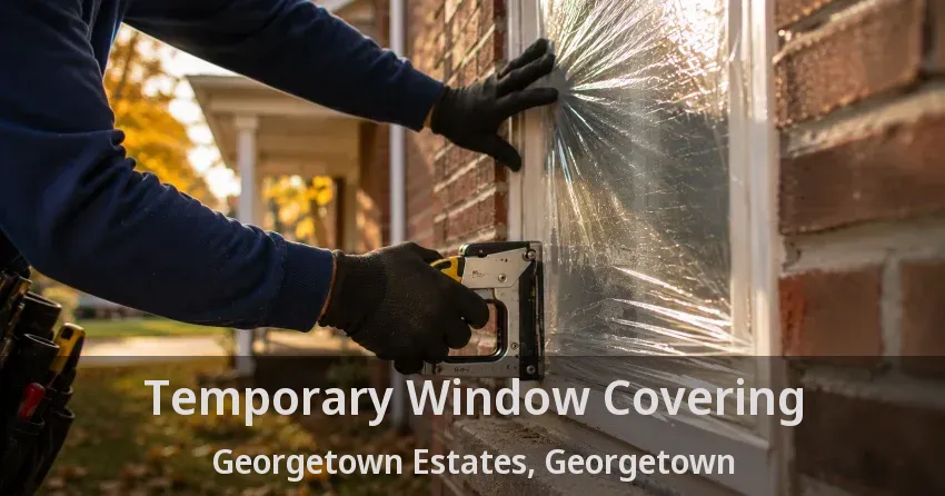 Temporary Window Covering Georgetown Estates, Georgetown - ON