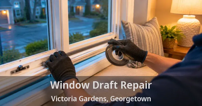 Window Draft Repair Victoria Gardens, Georgetown - ON