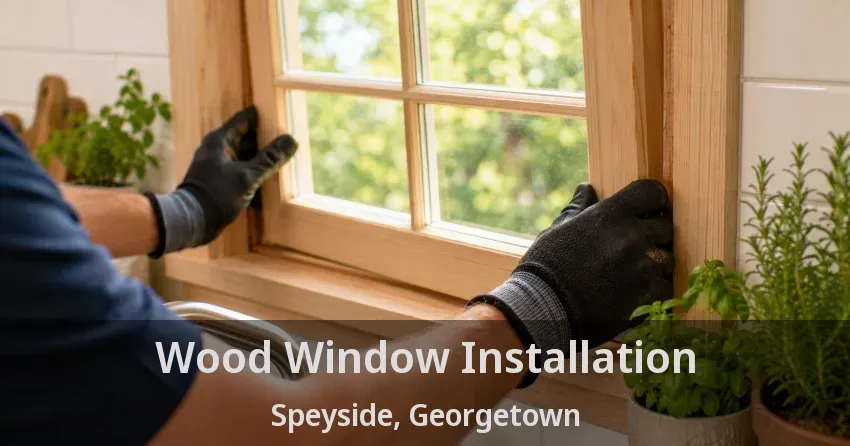 Wood Window Installation Speyside, Georgetown - ON