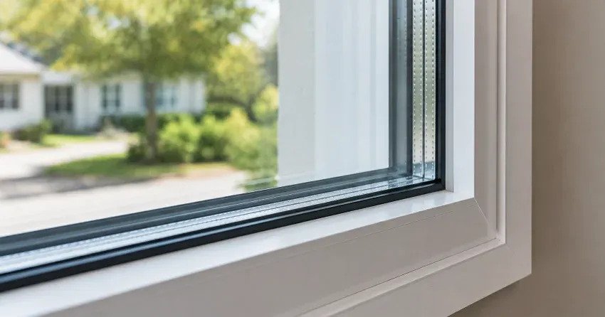 technician replacing window weatherstripping in Victoria Gardens, Georgetown home