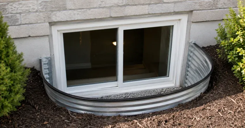 new casement kitchen window installed above sink in Georgetown